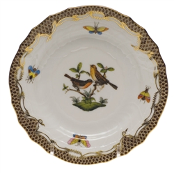 Herend Rothschild Bird Brown Bread & Butter Plate Motif #9