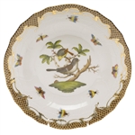 Herend Rothschild Bird Brown Dessert Plate Motif #1