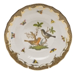 Herend Rothschild Bird Brown Dessert Plate Motif #5