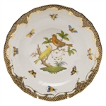 Herend Rothschild Bird Brown Dessert Plate Motif #6