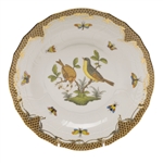 Herend Rothschild Bird Brown Dessert Plate Motif #7