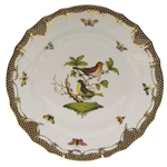 Herend Rothschild Bird Brown Dinner Plate Motif #3