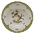 Herend Rothschild Bird Green Rim Soup Motif #10