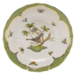 Herend Rothschild Bird Green Dessert Plate Motif #1