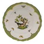 Herend Rothschild Bird Green Dinner Plate Motif #2
