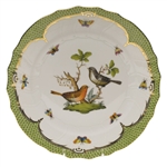 Herend Rothschild Bird Green Dinner Plate Motif #5