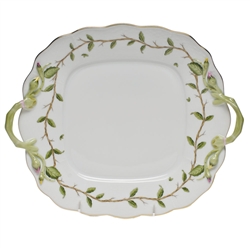 Herend Rothschild Garden Square Cake Plate