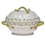 Herend Rothschild Garden Tureen with Branch Handles