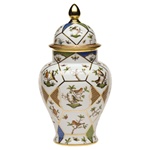Herend Rothschild Bird Covered Urn