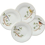 Herend Songbird Desert Plate Set of Four