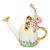 Herend Figurine Watering Can Bunny Rabbit Rust Fishnet