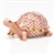Herend Box Turtle Figurine Rust Fishnet