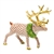 Herend Holiday Reindeer Figurine Rust Fishnet