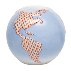 Herend Globe Rust Fishnet