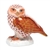 Herend Figurine Burrowing Owl Rust Fishnet