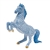 Herend Prancing Horse Figurine Blue Fishnet
