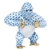 Herend Gorilla Figurine Blue Fishnet