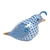 Herend California Quail Figurine Blue Fishnet
