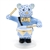 Herend Little Drummer Bear Figurine Blue Fishnet