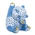Herend Playful Panda Figurine Blue Fishnet