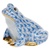 Herend Miniature Frog Blue Fishnet