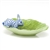 Herend Bunny on Cabbage Leaf Dish Sapphire Fishnet