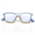 Herend Sun Glasses Figurine Sapphire Fishnet