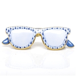 Herend Sun Glasses Figurine Sapphire Fishnet