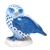 Herend Figurine Burrowing Owl Sapphire Fishnet