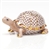 Herend Box Turtle Figurine Blue Fishnet