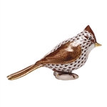 Herend Tufted Titmouse Bird Chocolate Figurine