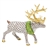 Herend Holiday Reindeer Figurine Chocolate Fishnet