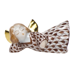 Herend Sleeping Angel Chocolate Fishnet