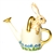 Herend Figurine Watering Can Bunny Rabbit Butterscotch Fishnet