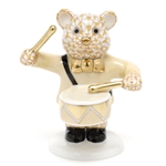 Herend Little Drummer Bear Figurine Butterscotch Fishnet