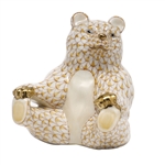 Herend Playing Footsie Figurine Butterscotch Fishnet