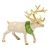 Herend Holiday Reindeer Figurine Butterscotch Fishnet