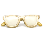 Herend Sun Glasses Figurine Butterscotch Fishnet
