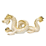 Herend Small Dragon Butterscotch Fishnet