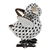 Herend Chicken Little Black Fishnet