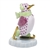 Herend Figurine Ice Skating Penguin Raspberry Fishnet
