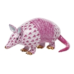 Herend Armadillo Raspberry Fishnet
