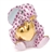 Herend Bunny with Heart Figurine Raspberry Fishnet