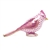 Herend Tufted Titmouse Bird Figurine Raspberry Fishnet