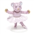 Herend Ballerina Bear Figurine Raspberry Fishnet
