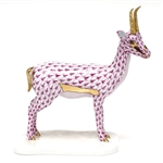 Herend Cuviers Gazelle Figurine Raspberry Fishnet