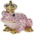 Herend Frog Prince Raspberry Fishnet