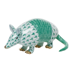 Herend Armadillo Green Fishnet