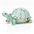 Herend Box Turtle Figurine Green Fishnet