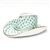 Herend Cowboy Hat Figurine Green Fishnet